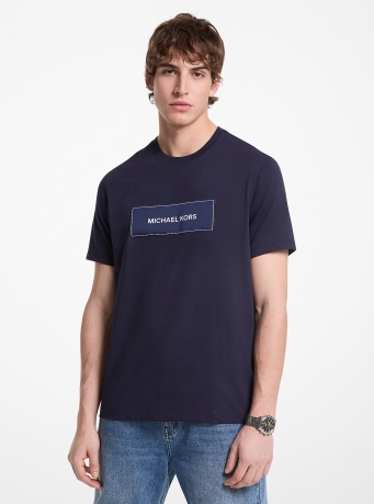 Michael Kors Mens Logo Cotton T-Shirt