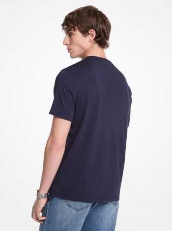 Michael Kors Mens Logo Cotton T-Shirt