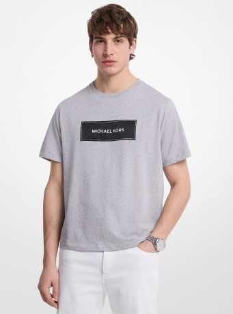 Michael Kors Mens Logo Cotton T-Shirt