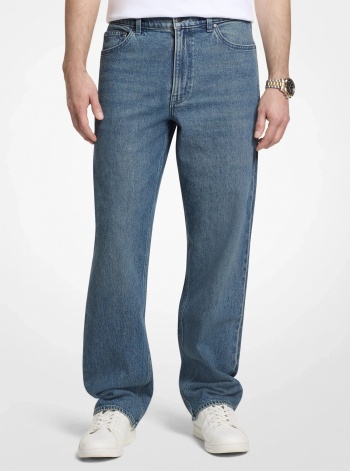 Michael Kors Mens Finn Straight Fit Denim Jeans