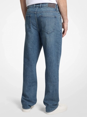 Michael Kors Mens Finn Straight Fit Denim Jeans