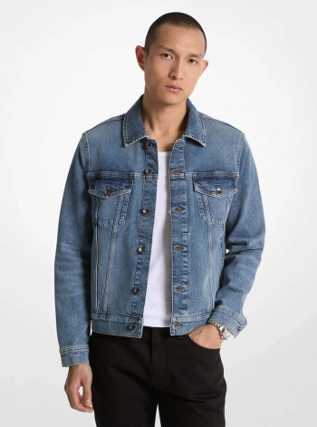 Michael Kors Mens Denim Trucker Jacket