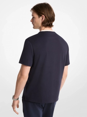Michael Kors Mens KORS Varsity Cotton Jersey T-Shirt