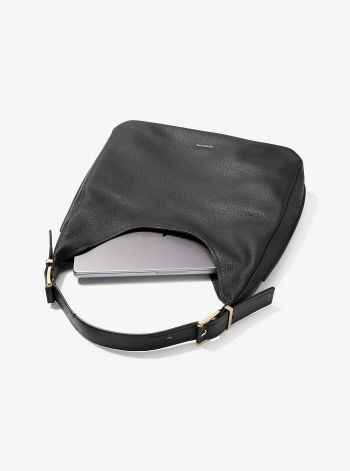 MICHAEL Michael Kors Nolita Large Pebbled Leather Hobo Shoulder Bag