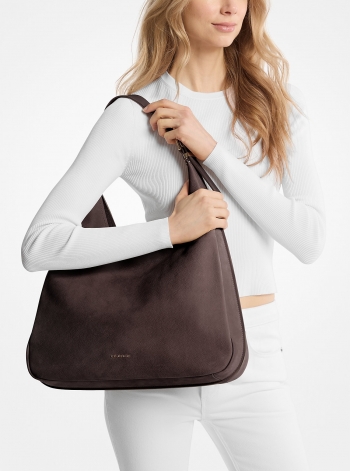 MICHAEL Michael Kors Nolita Large Nubuck Hobo Shoulder Bag