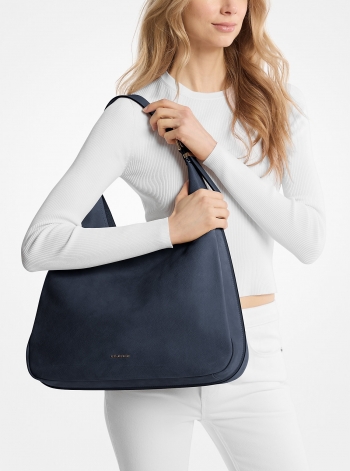 MICHAEL Michael Kors Nolita Large Nubuck Hobo Shoulder Bag