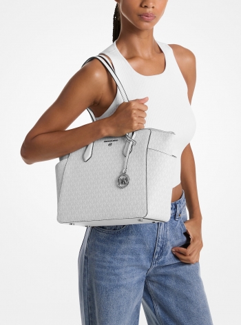 MICHAEL Michael Kors Marilyn Medium Signature Logo Tote Bag