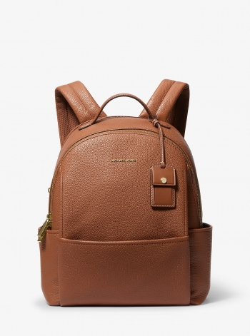 MICHAEL Michael Kors Sable Medium Pebbled Leather Backpack