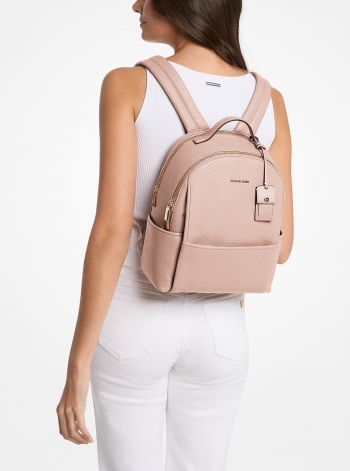 MICHAEL Michael Kors Sable Medium Pebbled Leather Backpack