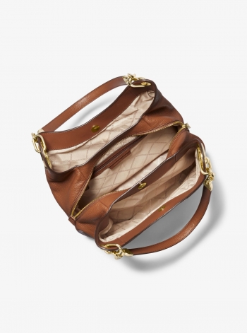MICHAEL Michael Kors Lillie Large Pebbled Leather Shoulder Bag