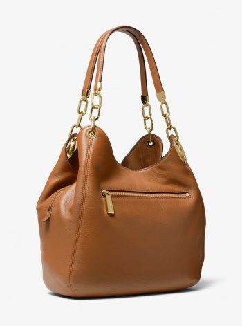 MICHAEL Michael Kors Lillie Large Pebbled Leather Shoulder Bag