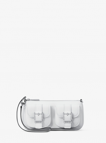 MICHAEL Michael Kors Zoe Small Pebbled Leather Pochette