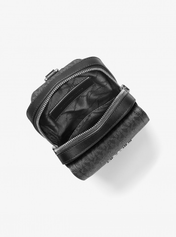 Michael Kors Mens Hudson Signature Logo Sling Pack