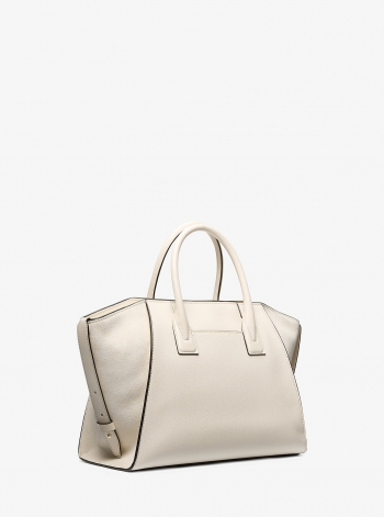 MICHAEL Michael Kors Avril Large Leather and Suede Satchel
