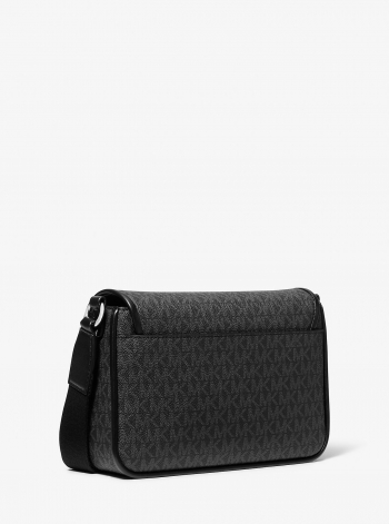MICHAEL Michael Kors Bradshaw Medium Signature Logo Messenger Bag