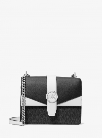 MICHAEL Michael Kors Greenwich Small Color-Block Signature Logo Crossbody Bag
