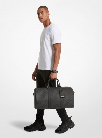 Michael Kors Mens Harrison Logo Weekender Bag