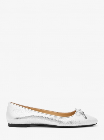 MICHAEL Michael Kors Nori Flex Metallic Leather Ballet Flat