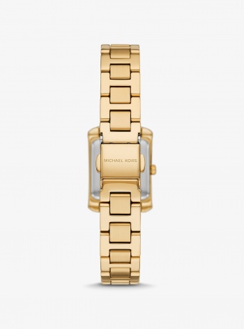 Michael Kors Mini Emery Pavé Gold-Tone Watch
