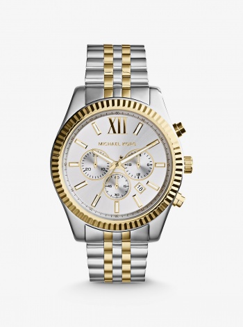 Michael Kors Oversized Lexington Two-Tone Watch