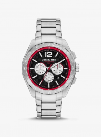 Michael Kors Oversized Accelerator 2.0 Silver-Tone Watch