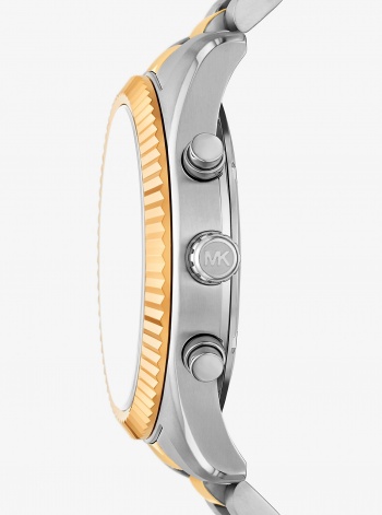 Michael Kors Oversized Lexington Two-Tone Watch