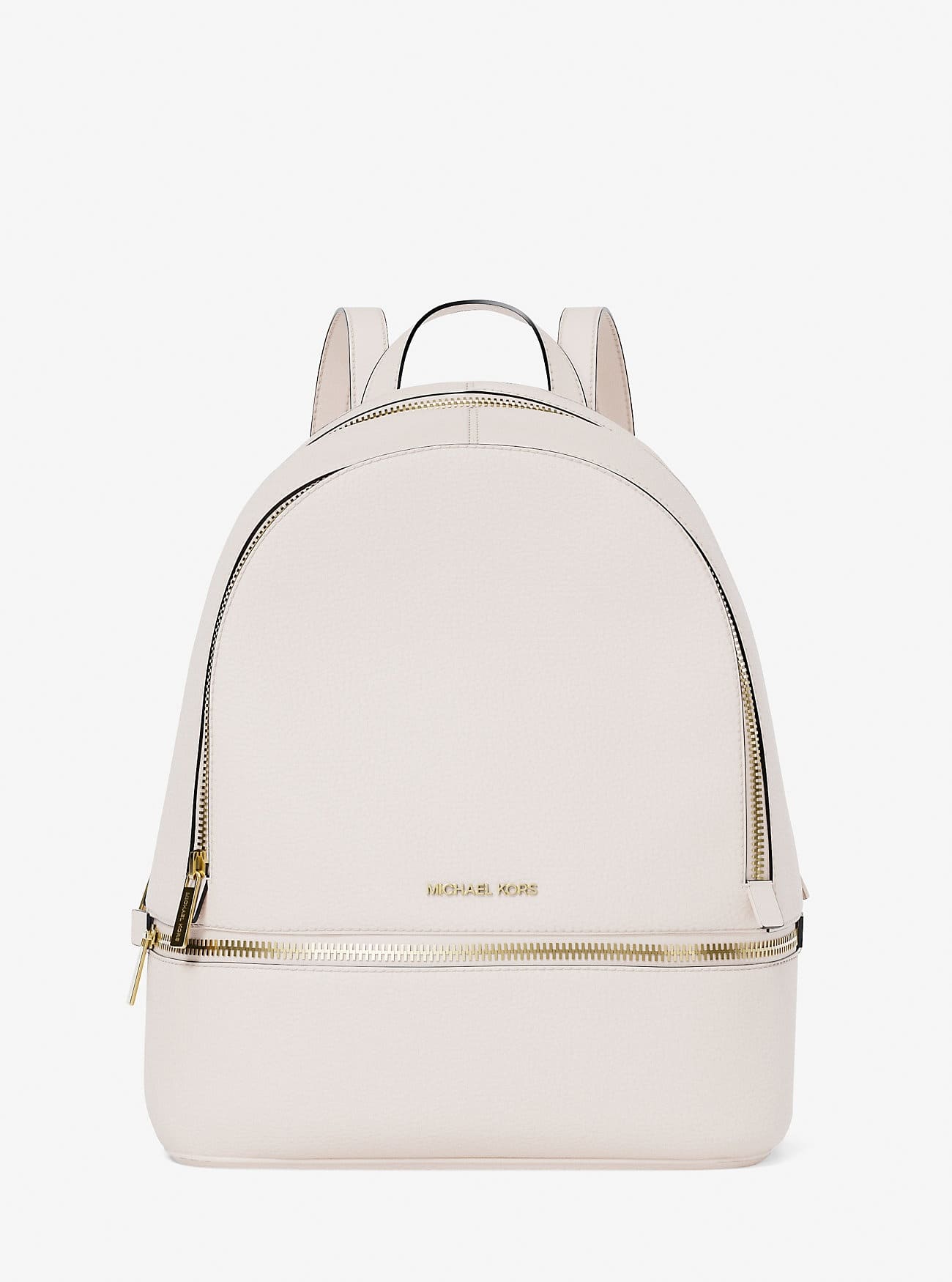 Rhea Medium Pebbled Leather Backpack