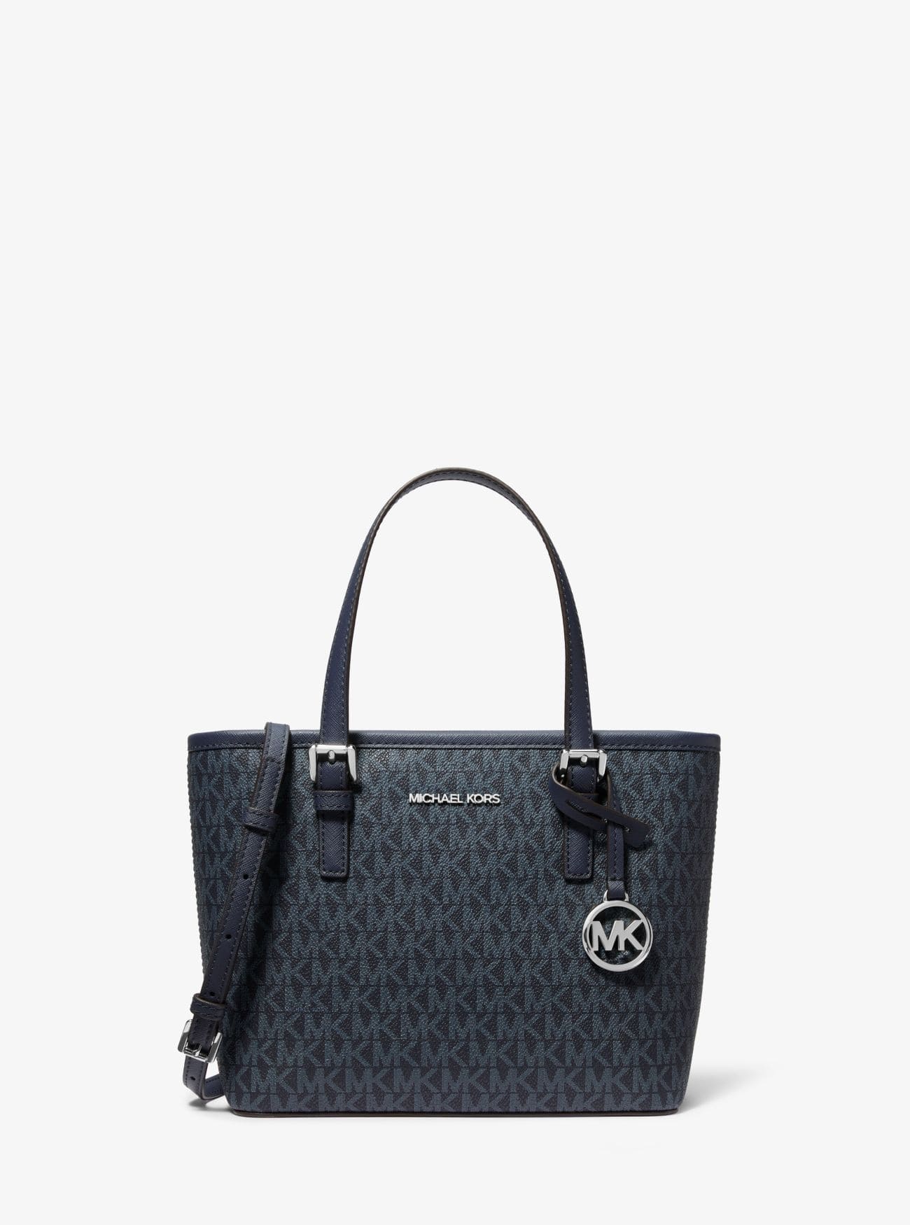 Jet Set Travel Extra-Small Saffiano Leather Top-Zip Tote Bag